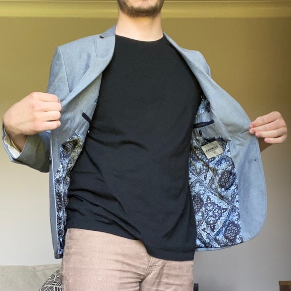 Grey Express Suit Jacket - Picture 2 of 4